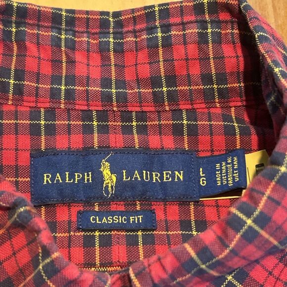 Ralph Lauren Classic Fit Men’s Shirt. Large. Button Down. Long Sleeve. Cotton - Picture 4 of 12